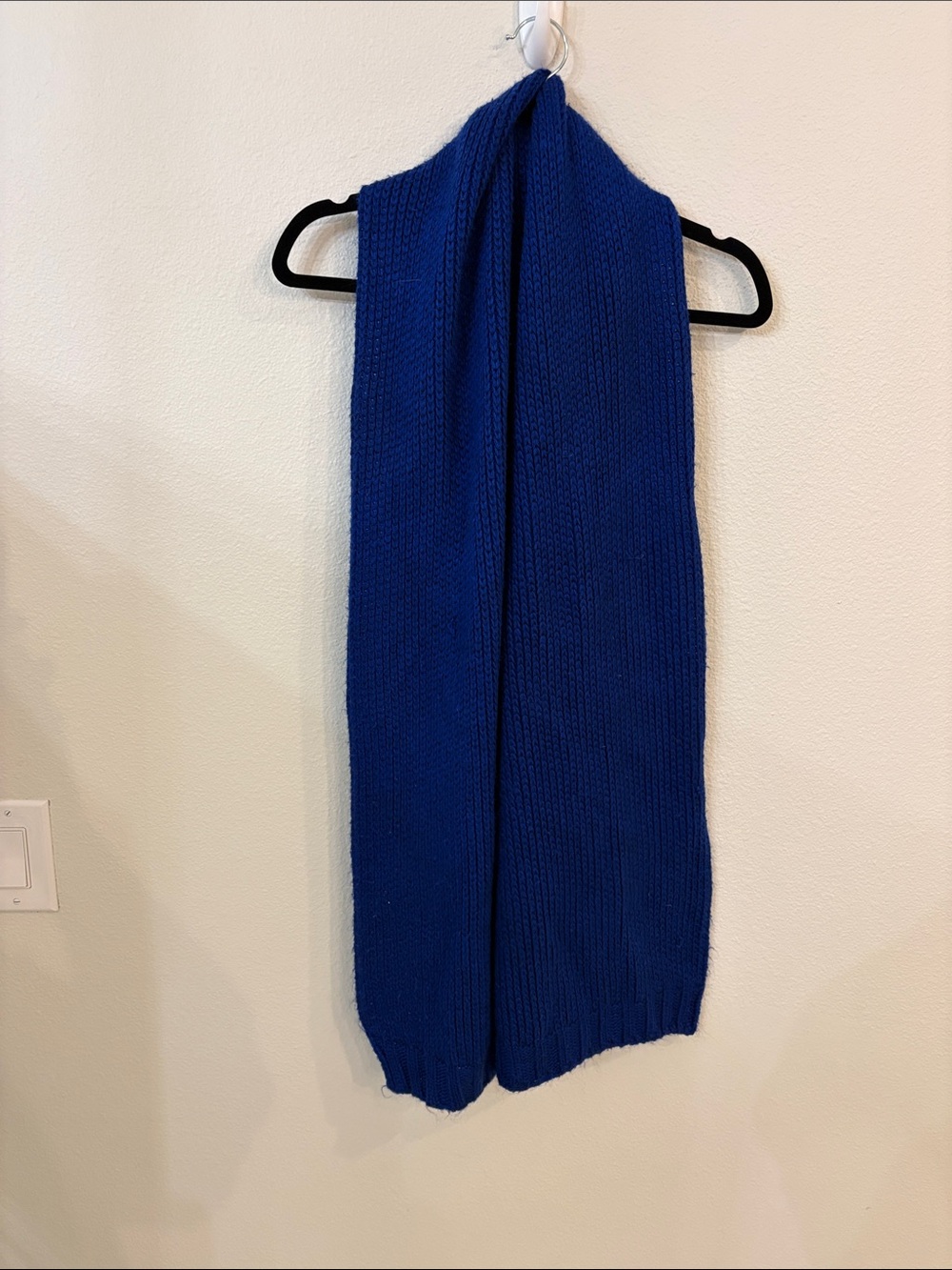 Zara Man Royal Blue Knitted Scarf